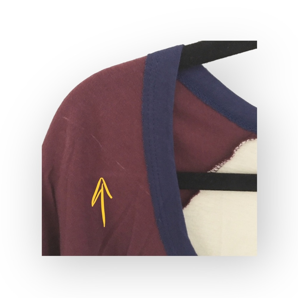 Chaser ★ Rodeo Star Color Block Graphic Raglan Baseball Tee T Shirt ★ Almond ★ L - Picture 7 of 16